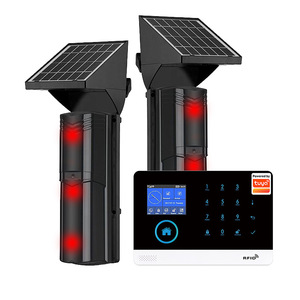 Dispositivo Antifurto de Cerca de Feixe Infravermelho Sem Fio Solar com Alarme Sonoro Inteligente, <span class=keywords><strong>Sensor</strong></span> Infravermelho à Prova d'Água, Habilitado para WiFi/4G - Product Image 3