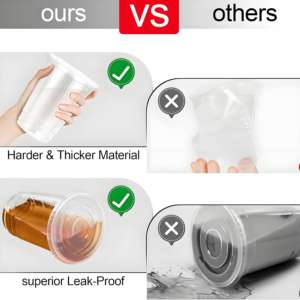 Gobelets de mariage personnalisés sur mesure, réutilisables, en plastique givré, gobelets de bar pour les faveurs de mariage minimalistes - Product Image 3