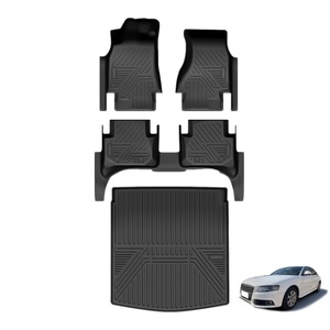 Juego Completo de Alfombrillas para Maletero Trasero de TPE para Audi A4 2014, Alfombrillas para Auto, Alfombras de TPE, Accesorios Interiores - Product Image 3