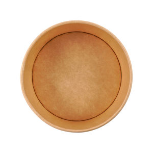 Bol à déjeuner en papier imprimé personnalisé bols à salade en papier kraft alimentaires jetables à emporter tasse à soupe kraft en papier - Product Image 6