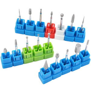 Brocas de Diamante para Taladro de Uñas, Lima Eléctrica y Pulidora, Herramientas Rotatorias para Limpiar Cutículas, Herramientas Profesionales para Taladro de Uñas - Product Image 1