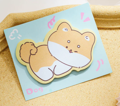 Les notes autocollantes propices aux chiens mélangent les couleurs