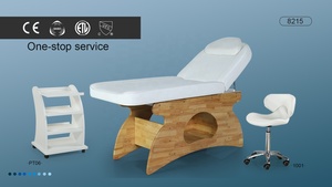 Regolabile Professionale Moderna Terapia Fisica Trattamento Thai Legno Spa Salone di Bellezza Del Viso Lettino Da Massaggio Letto per la Vendita - Product Image 6