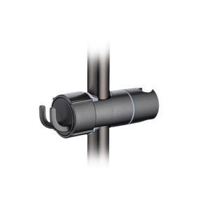 <b>Shower</b> Holder Adjustable Metal Matte Black Round Hanging Mount Bathroom <b>Accessory</b> - Product Image 1