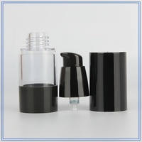 Flacon pompe sans air 15ml-200ml, flacon cosmétique sous vide avec pompe bec de canard, emballage pour sérum et hydratant pour soins de la peau