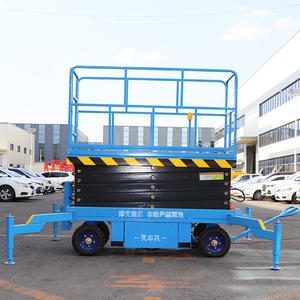 Plataforma Aérea de 6m 8m 10m 12m 14m, Elevador Móvil de Tracción, Andamio, Elevador de Tijera Hidráulico de 500kg - Product Image 1