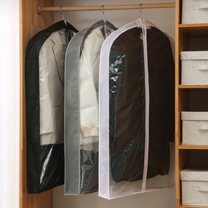 <span class=keywords><strong>Housse</strong></span> anti-poussière spéciale pour costumes et vêtements de cérémonie-Sac à vêtements étanche à l'humidité entièrement transparent, sac de rangement pour vêtements de maison - Product Image 2