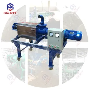 Efficient chicken cow dung and pig manure dewatering machine cow dung Fecal dehydrator