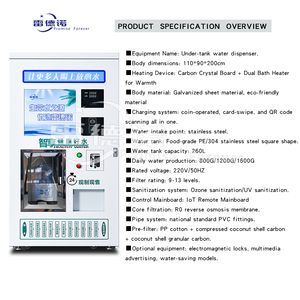 Distributeur d'eau de source ROexport à succès, personnalisable avec votre marque, accepte les paiements par <span class=keywords><strong>carte</strong></span> de crédit - Product Image 5