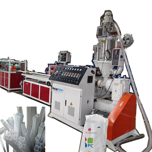 Machine extrudeuse de plastique 15KW SJ-55/28 pour la fabrication de diffuseurs laiteux pour éclairage LED PC, profilés de tube d'abat-jour à fond blanc - Product Image 6