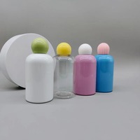 250Ml Distributor Deterjen Laundry Solusi Pembersih Pakaian Dalam Botol Plastik Manik Penguat Aroma dengan Tutup Ulir