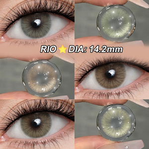 Hot Bán màu kính áp tròng Copacabana buzios ocher 14.2mm Rio Mel freshgo Mắt kính áp tròng lentilles Pour Les Yeux - Product Image 5