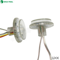 Lampes LED programmables DC24V étanches IP66 avec corps en PC pour parcs d'attractions en extérieur