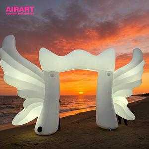 <span class=keywords><strong>Arche</strong></span> gonflable blanche pour fête en plein air - Product Image 1