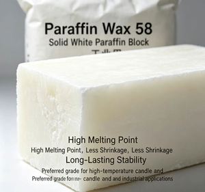 Cera de <span class=keywords><strong>Parafina</strong></span> 60/62 China Precio Económico Semi Refinada - Product Image 3