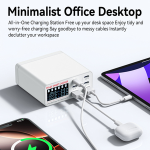 6-poorts USB-lader 55W USB snellaadstation voor iPhone/iPad/mobiele telefoon slimme lader 2026 coole producten - Product Image 3