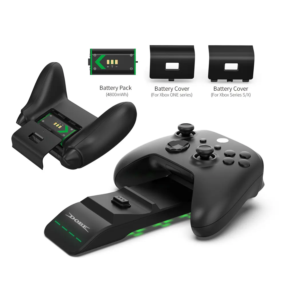 TYX-2612 Ladedock für Xbox Series Dual Batterie halter Ladegerät für Xbox ONE X/S Controller mit LED-Licht Ladest änder