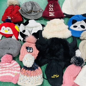 Sombrero de frijol largo de <span class=keywords><strong>segunda</strong></span> <span class=keywords><strong>mano</strong></span> de alta calidad con material suave y múltiples colores para retener el calor - Product Image 5