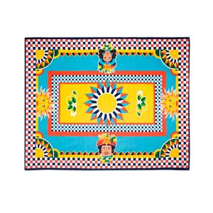 Nappe Excelsa Sicilian Rhapsody en coton 140x180 cm multicolore - Product Image 1