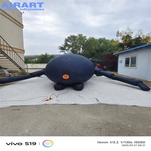 Araña Negra Inflable Gigante para Decoración <span class=keywords><strong>de</strong></span> Halloween, Araña Inflable Grande para Exteriores, para Techo <span class=keywords><strong>de</strong></span> <span class=keywords><strong>Casa</strong></span>, Jardín, <span class=keywords><strong>Casa</strong></span> Embrujada - Product Image 5