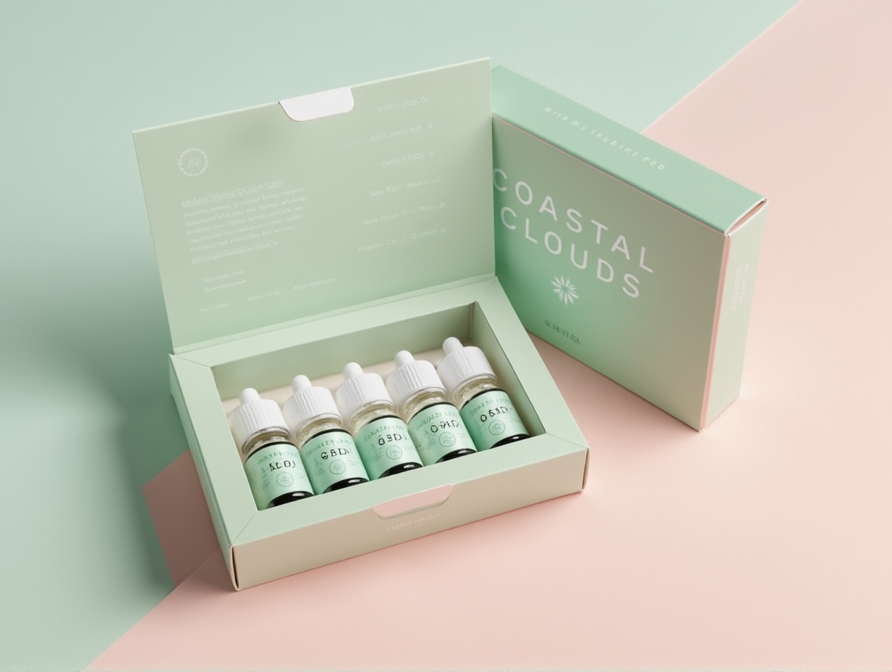 coconut oil bottle box packaging