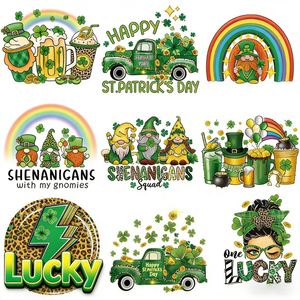 Feuilles de transfert plastisol personnalisées pour le vinyle thermocollant, motifs de la Saint-<span class=keywords><strong>Patrick</strong></span> pour vêtements et t-shirts - Product Image 1