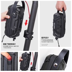 กระเป๋าใส่ขวดน้ำแบบปลดเร็ว Wild Man Gd6x ขนาด 2 ลิตร สำหรับสกู๊ตเตอร์ไฟฟ้าและจักรยาน - Product Image 2