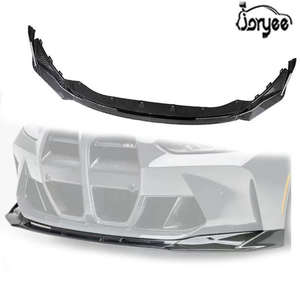 Divisor de labios delantero de estilo V actualizado 2024, fibra de carbono para <span class=keywords><strong>BMW</strong></span> M3 G80 G81 <span class=keywords><strong>M4</strong></span> G82 G83 2021 <span class=keywords><strong>2022</strong></span> 2023, piezas de accesorios de afinación de alerón - Product Image 3