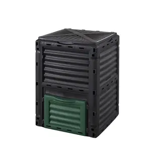 Groothandel Milieuvriendelijke Duurzaam 300L Tuin Plastic Compost Bin Compost Emmer