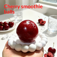 Balle en TPR Écologique Faite à la Main Édition Noël Motif Pomme Entièrement Artisanale Anti-Stress Mignonne Style Instagram pour DIY