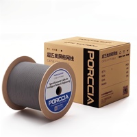 Cable de Red SFTP Cat5e de 305 m, Cobre Libre de Oxígeno, Baja Pérdida de Señal, Cable Ethernet LAN Blindado, Alta Velocidad 1 Gbps, Estable