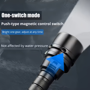 Chìm lặn Đèn pin IP68 không thấm nước dây buộc 70m dưới nước T6 dẫn Ngày mưa câu cá ngọn đuốc Scuba Dive ánh sáng đèn flash - Product Image 5