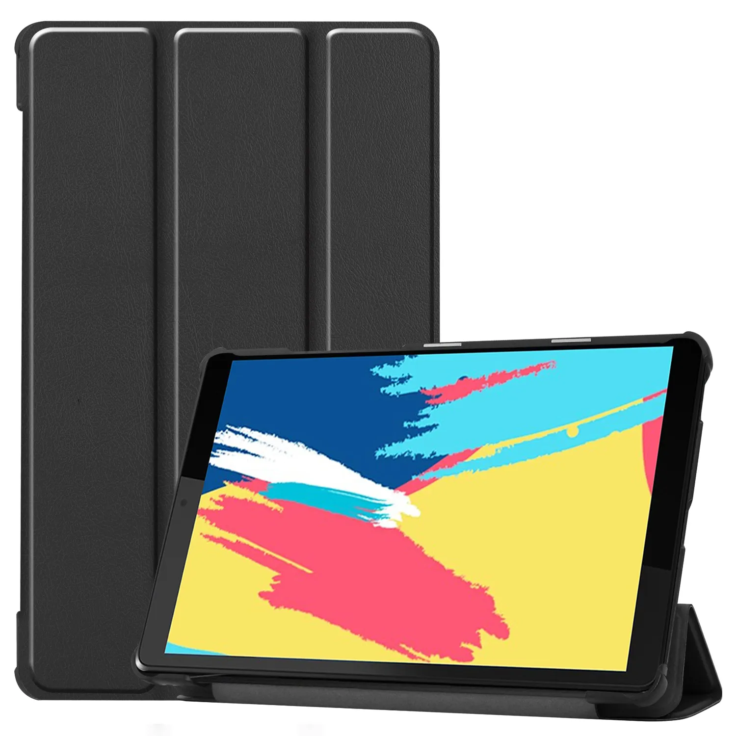 Trifold Lật Tablet Trường Hợp 8 Inch PU Leather Tablet Bìa Cho Lenovo Tab M8 FHD TB-8705F TB-8705N HD TB-8505F TB-8505X