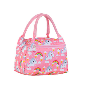 Sac à déjeuner isotherme en tissu Oxford à motif de dessin animé, résistant à l'eau et écologique, pour pique-niques en plein air et utilisation en cuisine - Product Image 5
