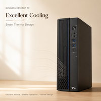 Desktop Kantor Multi Skenario Zhaoxin KX U6780A 8 Core 2.7GHz 16GB RAM 512GB NVME SSD Grafis Terintegrasi Casing 8L Set Monitor