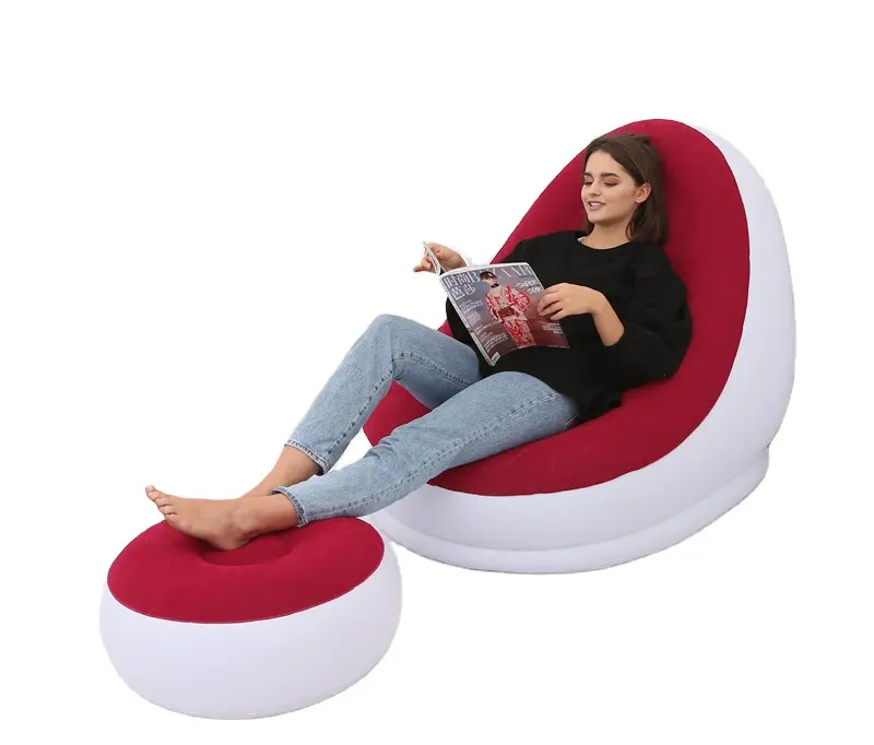 2021 사용자 정의 게으른 Inflables 야외 공기 펌프 라운지 소파 침대 풍선 영화 의자 소파 성인 휴식 좌석 세트 성인