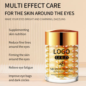 Crema hidratante antiarrugas para ojos de marca privada OEM con ácido hialurónico orgánico que elimina las ojeras y las bolsas debajo de los ojos con niacinamida - Product Image 6