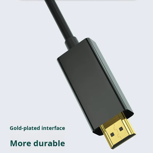 Câble DP mâle-mâle à âme en cuivre de 2,2 m compatible haute définition pour connexion d'écran d'ordinateur - Product Image 1