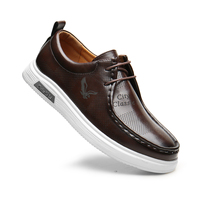 Chaussures de sport Oxford à lacets pour hommes, rehaussantes invisibles, élégantes et décontractées