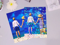 Film de lamination holographique transparent à motifs étoiles, autocollant transparent en vinyle, film de lamination en feuilles et en rouleaux
