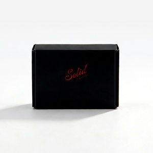 Caja de Cartón Corrugado Negra Ecológica Personalizada con Inserto de Espuma para Envío y Embalaje de Regalos - Product Image 6