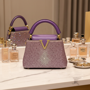High-end Cross-border Rhinestone Handbag Women's 2026 New Fashion <b>Bucket</b> Bag Quality Designer <b>Small</b> Bag Dinner Party Bag 21CM - Product Image 3