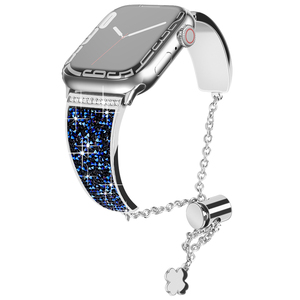 <span class=keywords><strong>Bracelet</strong></span> en diamant paillettes habillées femmes <span class=keywords><strong>bracelet</strong></span> en métal bande de mode pour <span class=keywords><strong>Apple</strong></span> <span class=keywords><strong>Watch</strong></span> ultra 49mm iWatch série <span class=keywords><strong>8</strong></span> 7 SE 3 41/45mm 40/44mm - Product Image 1