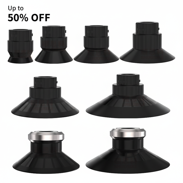 Industrial Powerful Flat Vacuum Suction Cup Large Suction Power ZP-U10/13/16/20/32/50 Nozzle for Industrial Rubber Products