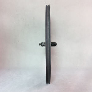 Rueda cerrada SERAPH, ruedas completas de carbono, Cubo de carbono completo + Sistema de trinquete, rueda trasera sin cámara de 28mm para bicicleta de pista/carretera/disco - Product Image 3