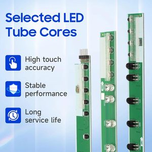 Nouveau cadre d'écran tactile infrarouge 1-120 pouces, panneau <span class=keywords><strong>IR</strong></span> 20 points USB Vert Armée 16:9 pour moniteur tactile/tableau blanc <span class=keywords><strong>de</strong></span> <span class=keywords><strong>la</strong></span> série professionnelle - Product Image 3