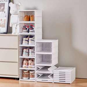 <span class=keywords><strong>Scarpiera</strong></span> Trasparente in Plastica con <span class=keywords><strong>Vista</strong></span> Completa, Antipolvere, Impilabile, Contenitore Organizzatore per la Casa, per Rossetti - Product Image 3