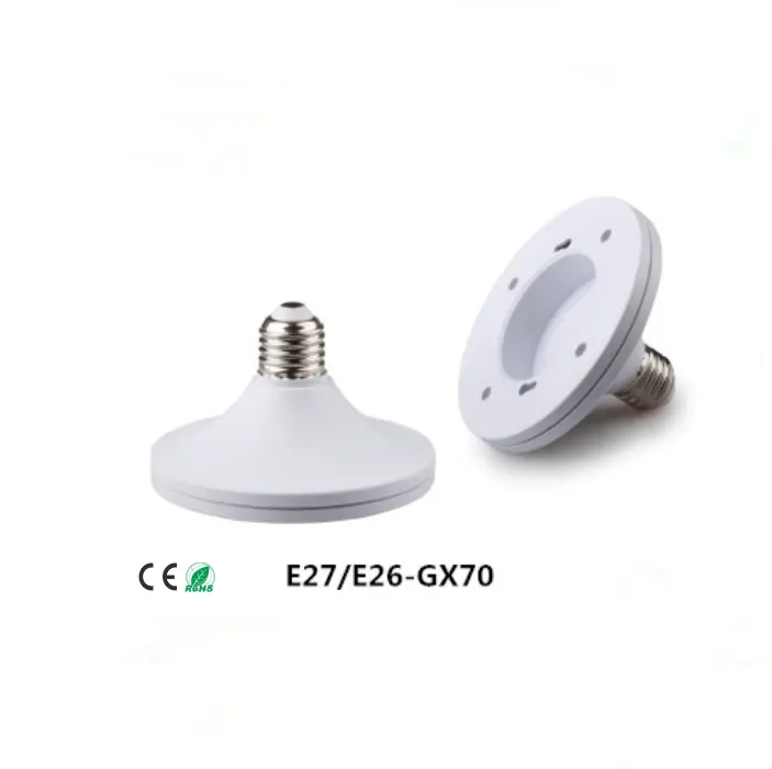 Пластиковый конвертер электрической лампы держатель E27-Gx70 разъем