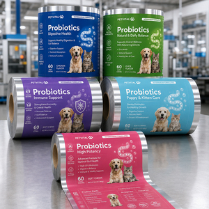 Film d'emballage pour friandises pour animaux de compagnie, film laminé de qualité alimentaire pour machine d'emballage automatique, fabricant - Product Image 3