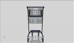 Moq 50 Pcs 45L Supermarkt Enkele Mand Kleine Winkelwagentjes, Een Layer Winkelwagen Voor Supermarkten - Product Image 4